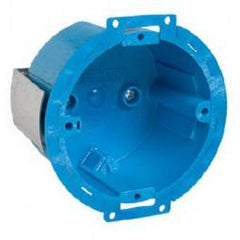 TRUE VALUE BH614R Carlon Super Blue Round Old Work Ceiling Box