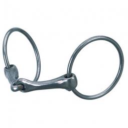 TRUE VALUE CA-2281 Weaver Leather Horse Bit, Snaffle, Iron, 5-In. Mouth & 3-In. Rings