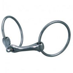 TRUE VALUE CA-2281 Weaver Leather Horse Bit, Snaffle, Iron, 5-In. Mouth & 3-In. Rings