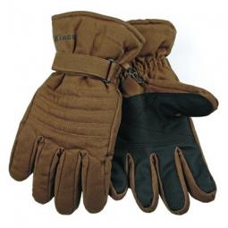 TRUE VALUE 1170-L Ski Gloves, Brown Duck, Large