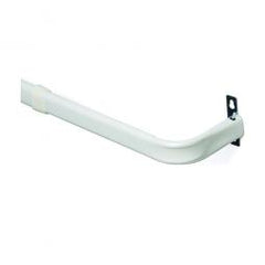 True Value KN510 18-28 WHT SGL CURT ROD