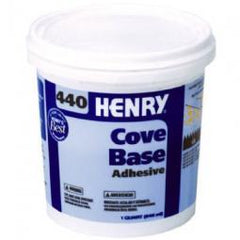 true value 12109 henry 440 cove base adhesive, 1-qt.