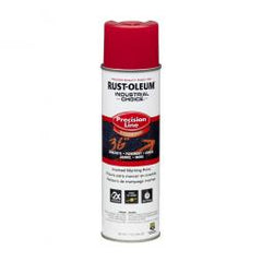 True Value 203029 Rust-Oleum Industrial Choice Precision Line Marking Paint, Safety Red, 17-oz. Inverted Aerosol