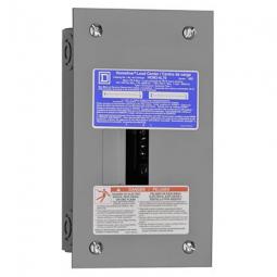 True Value HOM24L70FCP 70A Main Lugs Load Center Flush Mount Circuit Breaker 2 Space Circuit 4 Single Poles