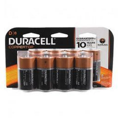 TRUE VALUE MN13R8DWZ17 Duracell Alkaline Batteries D 8-Pk.