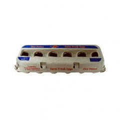 True Value 1230 Egg Carton, Paper, Holds 1 Dozen