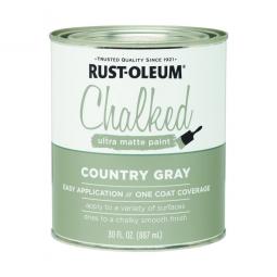 TRUE VALUE 285141 30 Oz Gray Chalked Paint Ultra Matte Sheen Finish