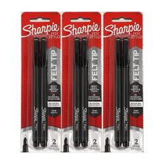 TRUE VALUE 1742659 2CT SHARPIE BLK PEN