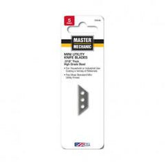 True Value 704546 Master Mechanic Mini Utility Knife Blades, 5-Pk. Replacement MPN