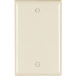 TRUE VALUE TP13LACC30 Wall Plate, Blank, Almond Nylon