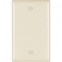 TRUE VALUE TP13LACC30 Wall Plate, Blank, Almond Nylon