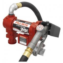 TRUE VALUE FR4210G Fill Rite DC Pump, High Flow, Heavy-Duty Cast Iron, 20 GPM, 12-Volt