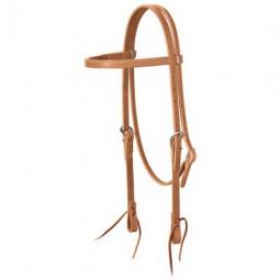 TRUE VALUE 10-0347 Weaver Leather Horse Headstall, Golden Brown Leather, Tie Ends, 5/8-In.