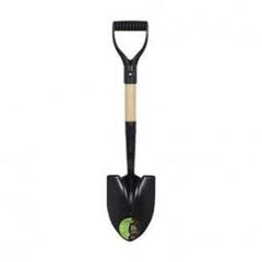 True Value 163118800 Green Thumb Mini Shovel, Round Point, D-Grip Wood Handle