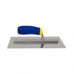 TRUE VALUE 49917Q 11 x 4-1/2-Inch Soft-Grip V-Notch Trowel