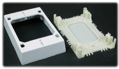 WIREMOLD Wiremold Company NMW2 Single Gang Switch Outlet Box