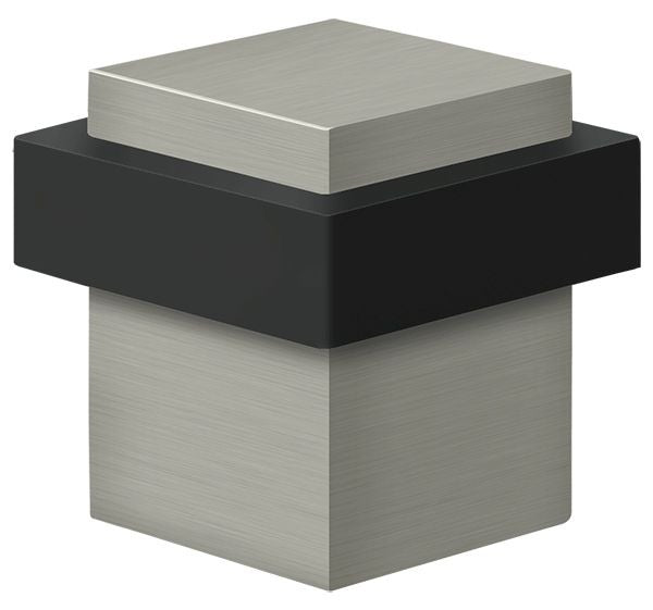 DELTANA Deltana UFBS138U15 Square Floor Bumper Satin Nickel