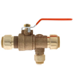 Sharkbite 25704LF Thermal Expansion Relief Valve 3/4 Inch Ball Valve Connect 1/2 Inch Relief Discharge Connect