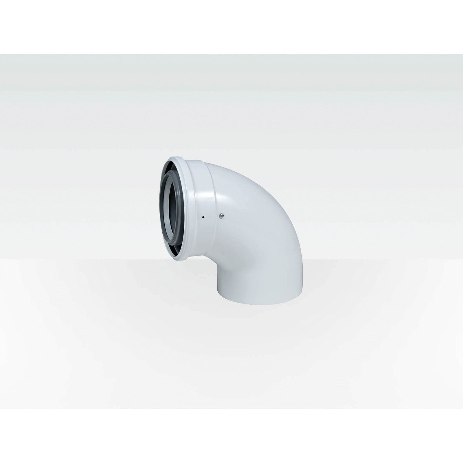 CENTROTHERM ECO SYSTEMS Centrotherm Eco Systems ICEL2487 InnoFlue 2inch/4inch x 87 Concentric PPs/Alu Elbow