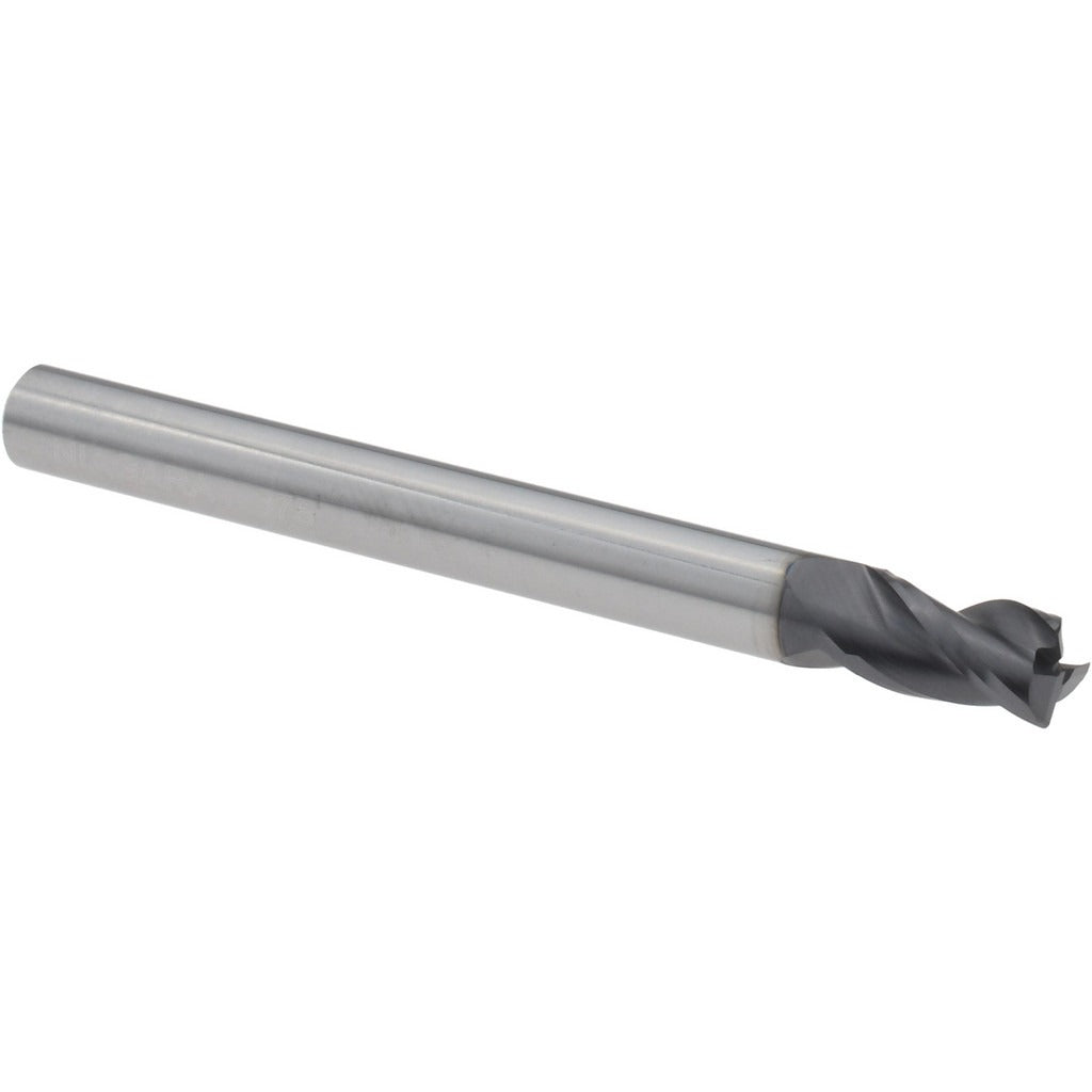 SECO TOOLS Seco 17003404 Corner Radius End Mill 3/16 in 3 Flute Altin