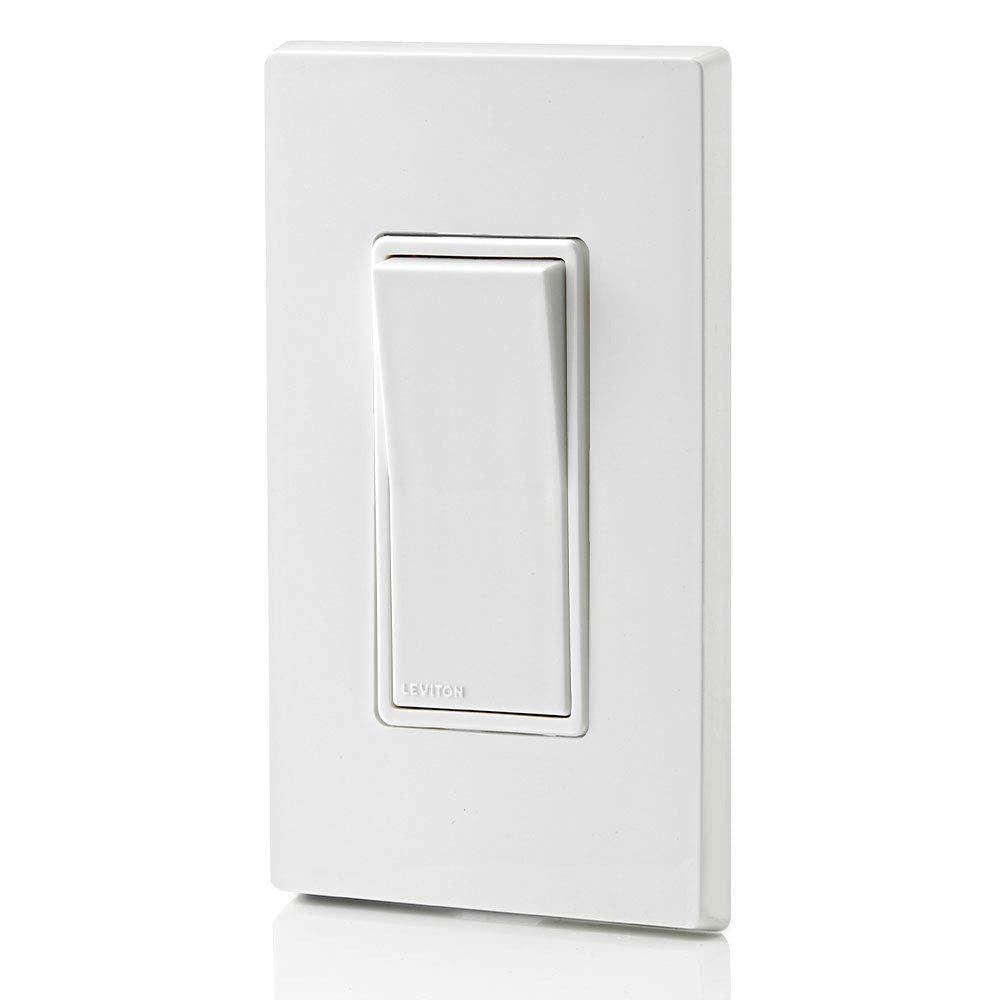 LEVITON Leviton 5601-2W Single-pole Rocker Switch 15A 120/277V