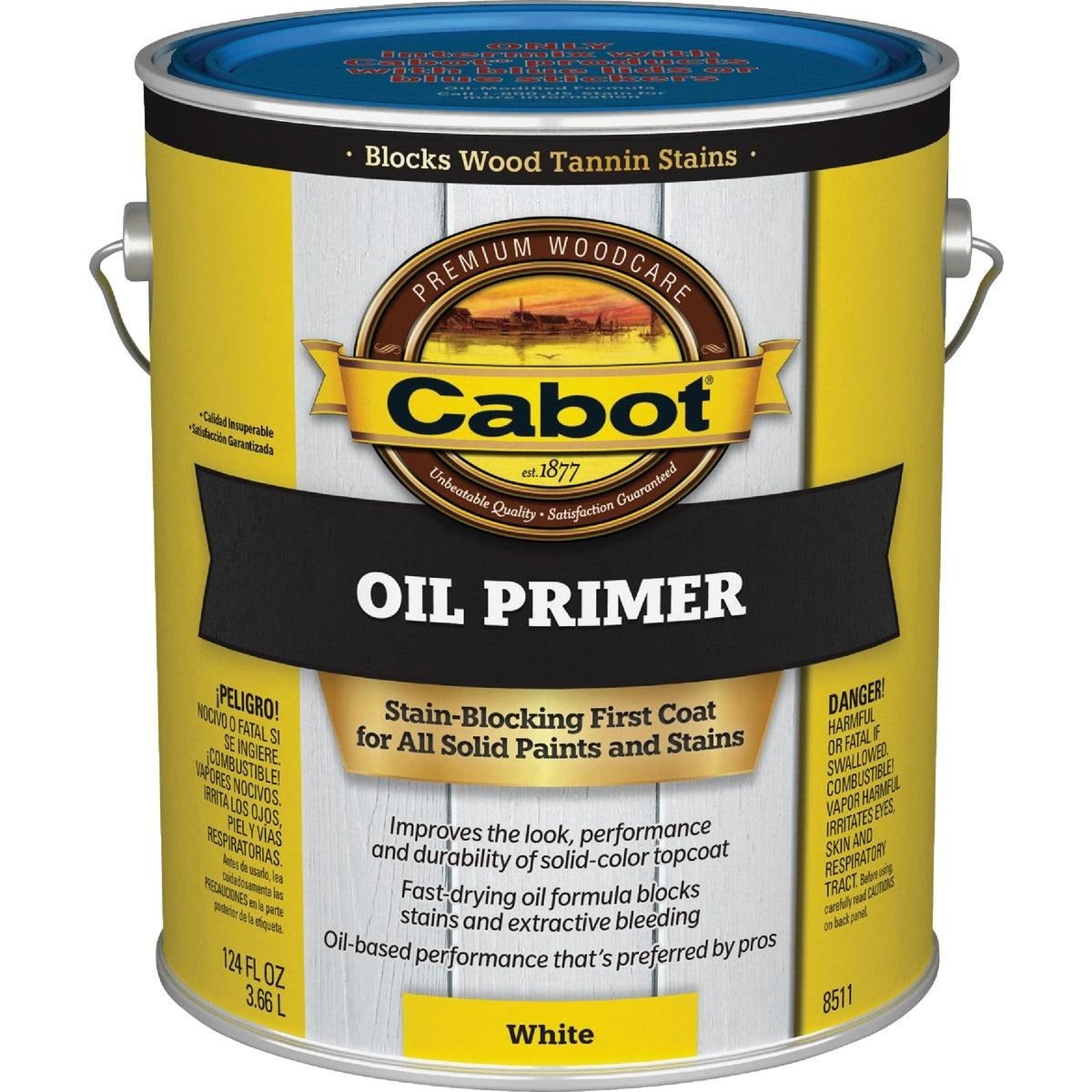 CABOT CABOT 140.0008511.007 Problem-Solver White Exterior Primer 1 Gal