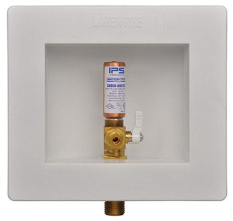 IPS IPS 87980 Ice Maker Supply Box Brass Quarter-Turn Valve PEX Connection