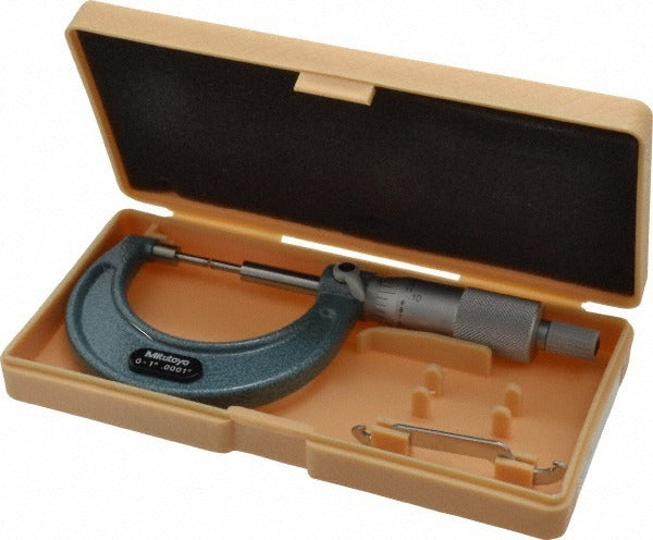 MITUTOYO Mitutoyo 111-166 Spline Micrometer 1 Inch 38mm Throat Depth