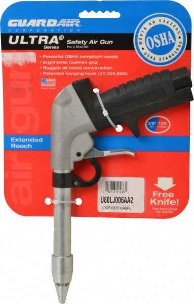 GUARDAIR Guardair U80LJ006AA2 Whisper Jet Air Blow Gun 6 in