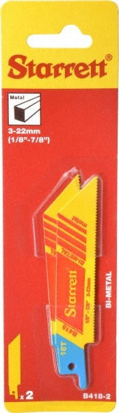 STARRETT Starrett 16971 Bi-metal Reciprocating Saw Blade 18 Tpi 2 Pack