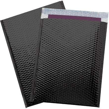 BSC PREFERRED Bsc Preferred GBM1317BK Black Metallic Bubble Mailers