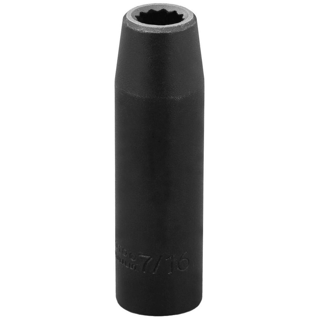 PROTO Proto J7314 Impact Socket 1/2 in Drive 7/16 in 12-point