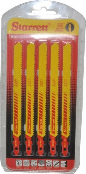 STARRETT Starrett 68723 Bi-metal Jigsaw Blade 10-14 Tpi 5-pack
