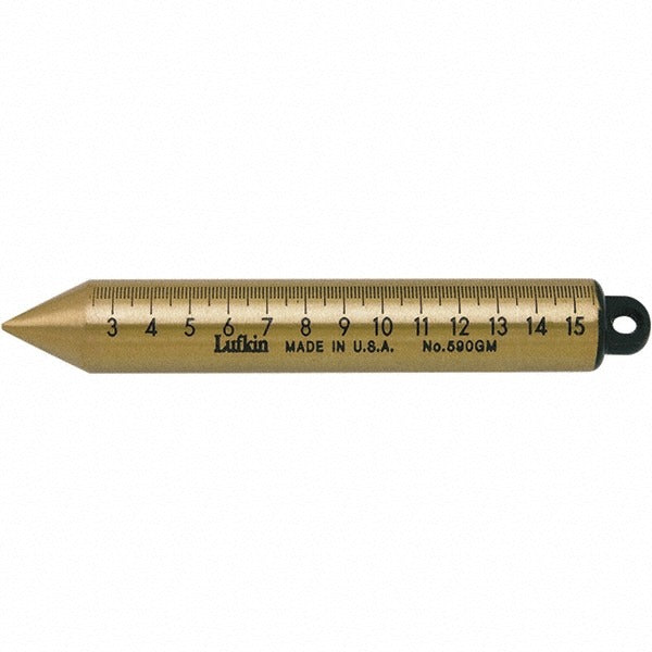 LUFKIN Lufkin 590GMN Brass Plumb Bob 20 Oz