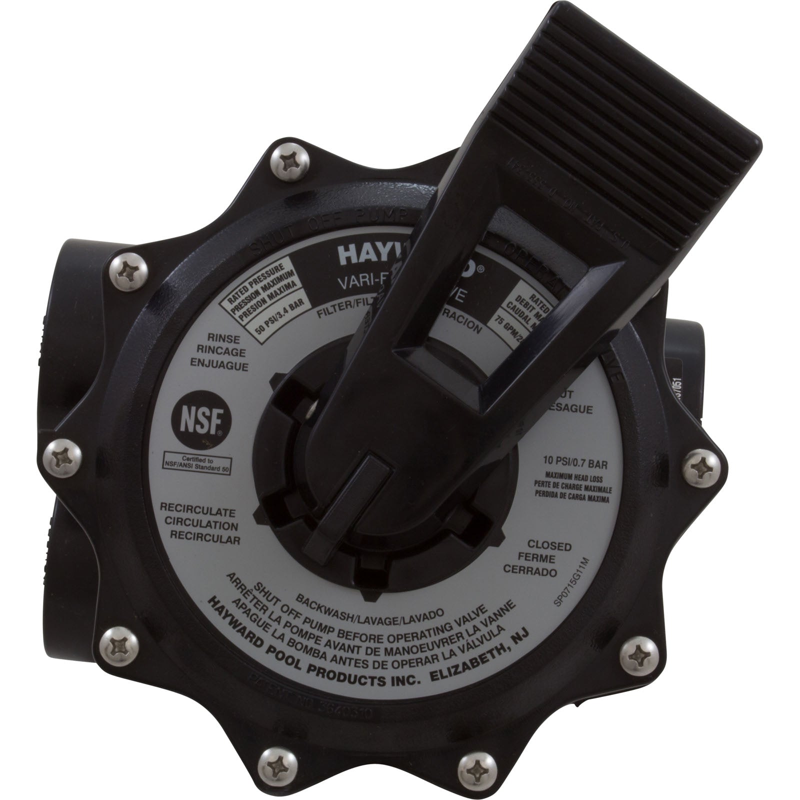 Hayward SP071621 Multiport Valve | 2 inches | Replacement MPN