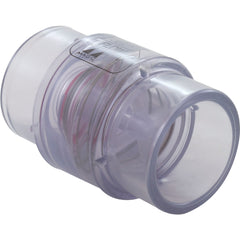 Magic Plastics 0830-15C Check Valve 1-1/2 Slip x 2 Spigot Clear