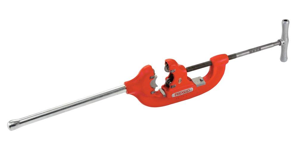 Ridgid 32870 Model 42-A Heavy Duty 4-Wheel Pipe Cutter 3 or 4 Inch to 2 Inch Silver/Red Small