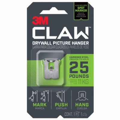 3M 3M Company 3PH25M-1ES Drywall Picture Hanger 25 Lb