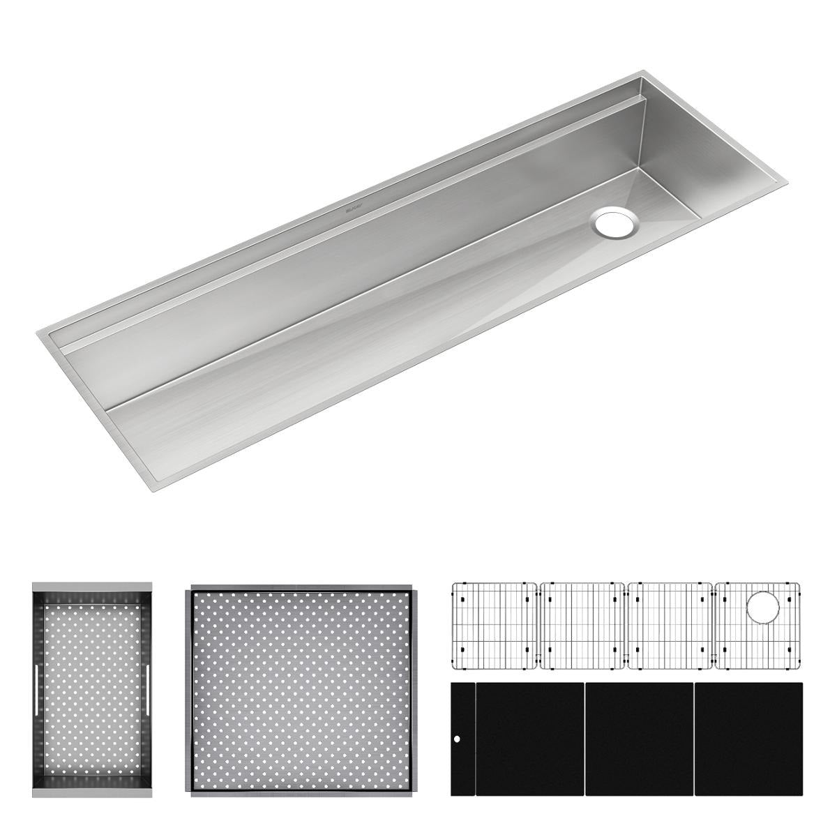 BSC PREFERRED Bsc Preferred CS60BPK Workstation Sink Kit Single Bowl