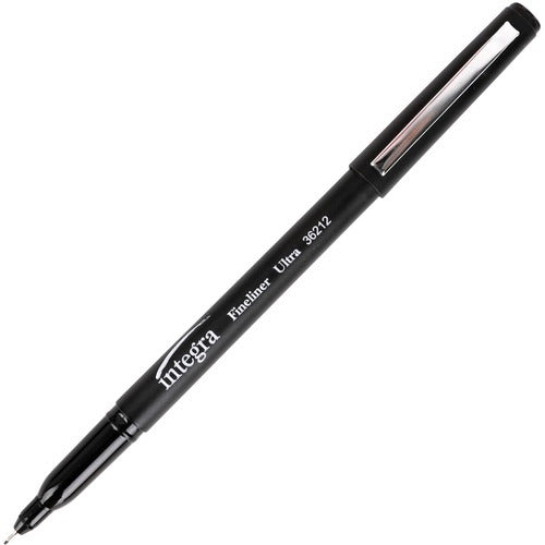 INTEGRA Integra ITA36212 Fineliner Permanent Marker 12 Pack