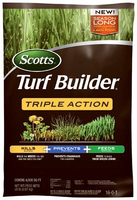 SCOTTS Scotts Lawns 26019 Turf Builder Triple Action Fertilizer