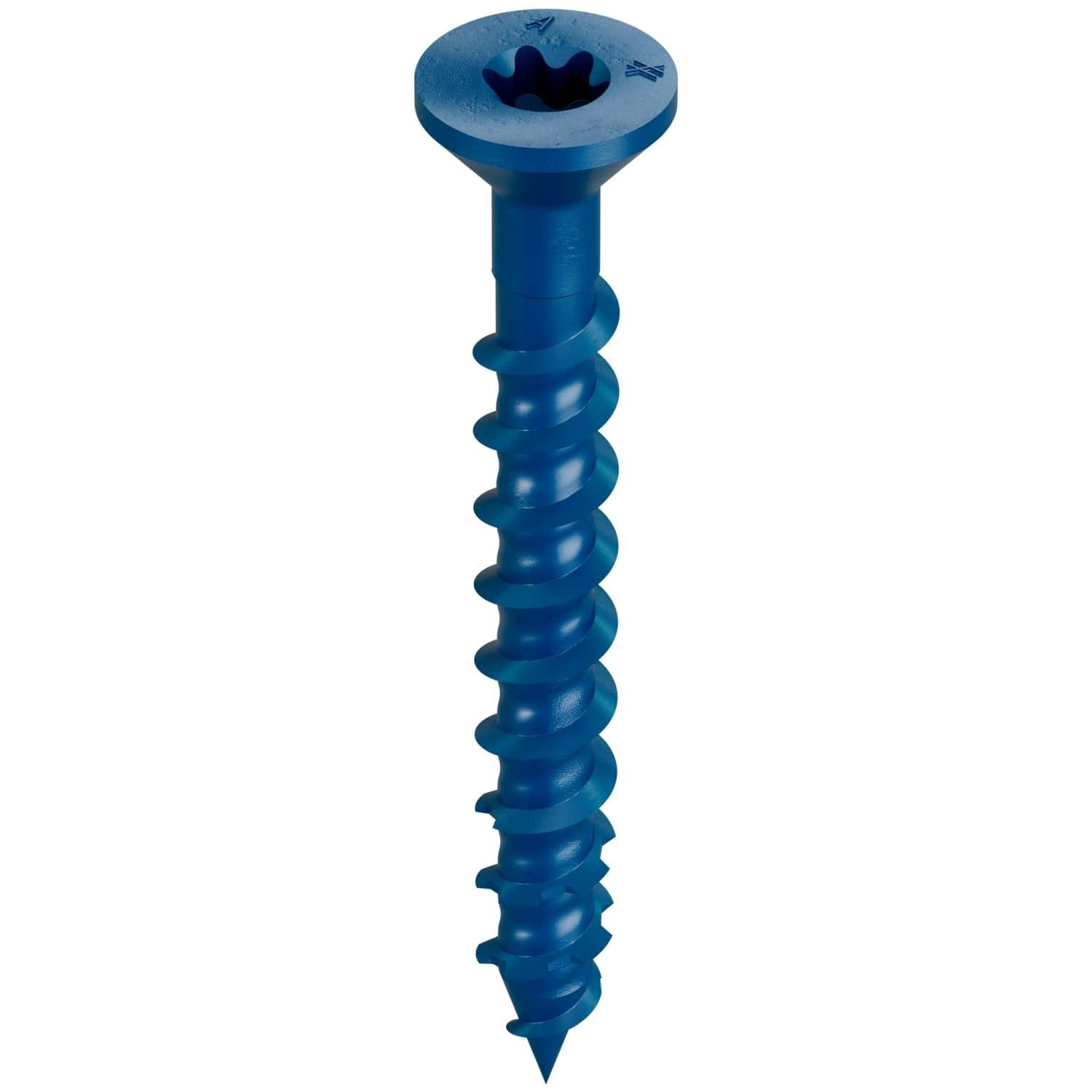 SIMPSON STRONG-TIE Simpson Strong-Tie TNT18134TFC75 Titen Turbo Flat Head Concrete Screw (3/16 x 1-3/4 in, 75-Pack)