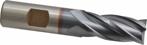 CLEVELAND CONTROLS Cleveland C33274 Square End Mill 23/32 in 4 Flute Hss Ticn
