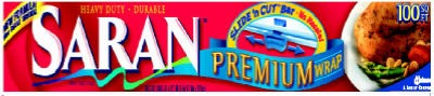 SC JOHNSON S C Johnson Wax 140 Saran Premium Wrap 100 Ft Roll