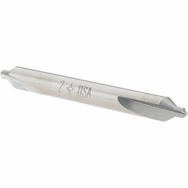 CLEVELAND CONTROLS Cleveland C52773 Combo Drill Countersink Size 2 Solid Carbide