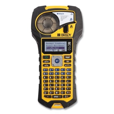 Brady 152260 M210 Handheld Label Maker Thermal Transfer Yellow