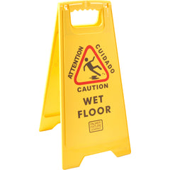 CAUTION SIGN A-FRAME 26.25 inches x 11 inches x 1.75 inches RBMD6109 for Rubbermaid RUMRBMD6109