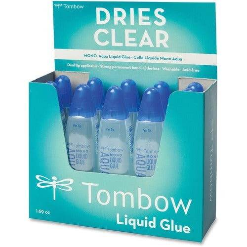 TOMBOW Tombow TOM52180 Dual Tip Liquid Glue Pen Acid-free