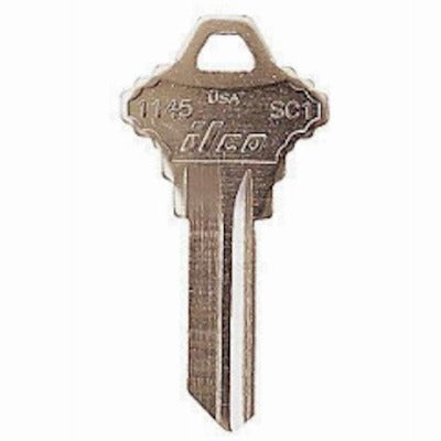 ILCO Kaba Ilco Corp SC1-NP-250 Brass Key Blank 250 Pack