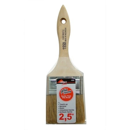 LINZER Linzer 1550 0250 2-1/2 in Double Thick Flat Chip Brush (2-1/2 in/1 Pack)